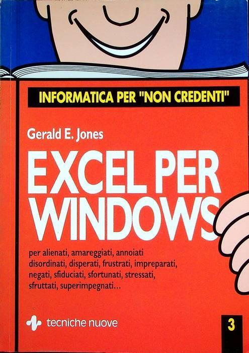 Excel per Windows - Gerald E. Jones - copertina