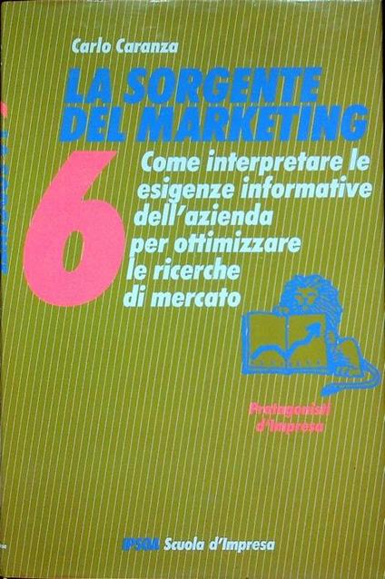 La sorgente del marketing - Carlo Caranza - copertina