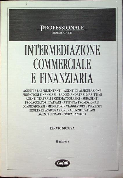 Intermediazione commerciale e finanziaria - Renato Nicotra - copertina