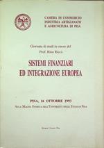 Sistemi finanziari ed integrazione europea: giornata di studi in onore del prof. Rino Ricci