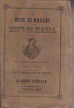 Il mese di maggio o Il mese di Maria: raccolta di meditazioni sui principali misteri della vita di Maria Santissima...: coll’aggiunta di altre pratiche per le orazioni...: coll’aggiunta delle sei domeniche in onore di S. Luigi Gonzaga