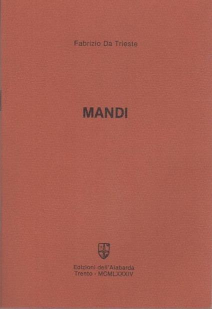 Mandi - Fabrizio Da Trieste - copertina