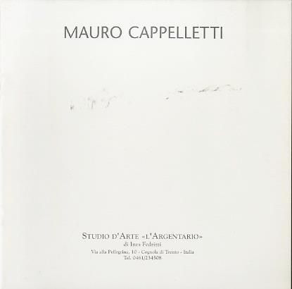 Mauro Cappelletti - Paolo Fossati,Claudio Cerritelli - copertina