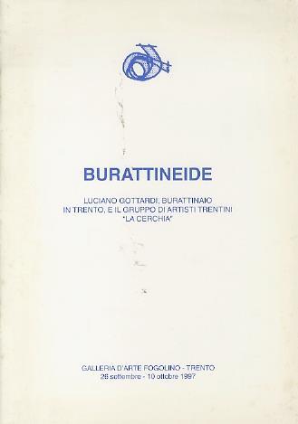 Burattineide: Luciano Gottardi, burattinaio in Trento, e il gruppo di artisti trentini ”La cerchia” - copertina