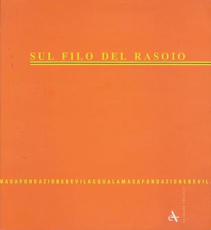 Sul filo del rasoio - Sabrina Zannier - copertina