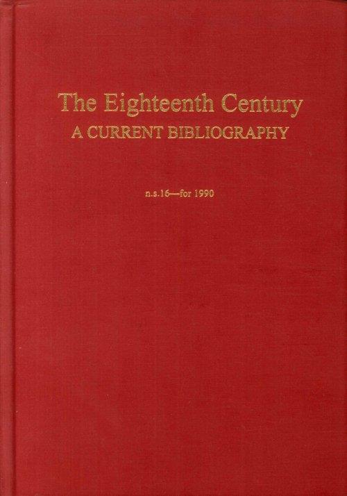 The Eighteenth Century v. 16 - copertina