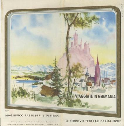 Viaggiate in Germania, Le ferrovie federali germaniche. [Edizione italiana - Italian edition] - copertina