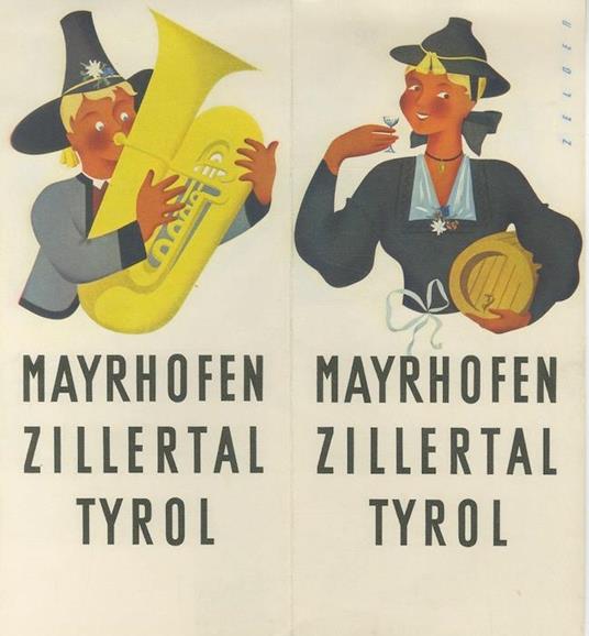 Mayrhofen Zillertal, Tyrol. [Edizione tedesca - Deutsche aufgaben - German edition] - copertina