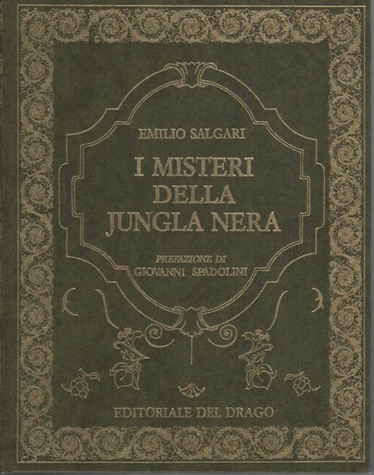 I misteri della jungla nera - Emilio Salgari - copertina