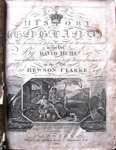 History of England - David Hume - copertina