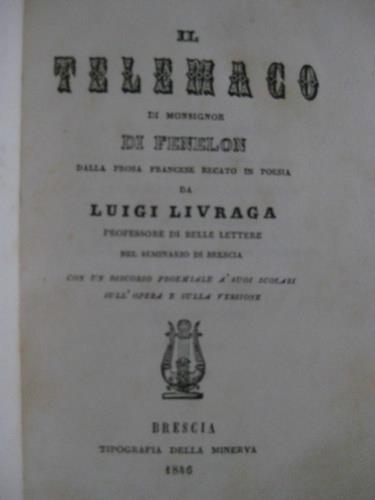 Il Telemaco - Luigi Livraga - copertina