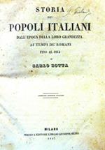 Storia dei popoli italiani