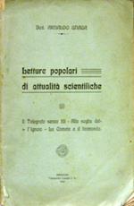 Letture popolari di attualità scientifiche