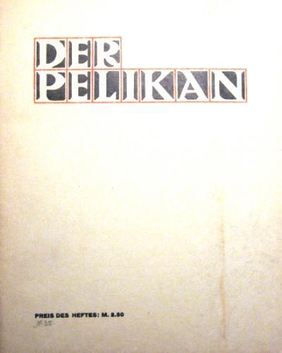 Der Pelikan - copertina