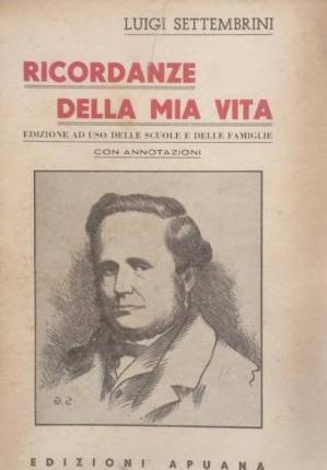 Ricordanze della mia vita - Luigi Settembrini - copertina