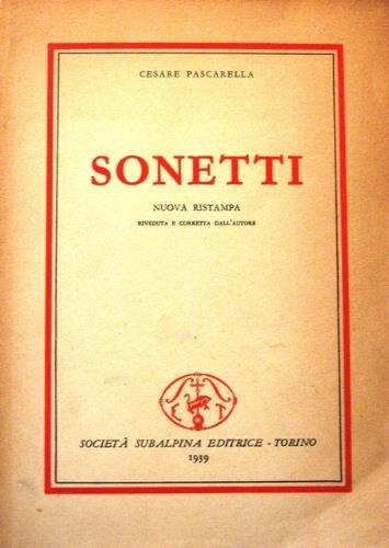 Sonetti - Cesare Pascarella - copertina