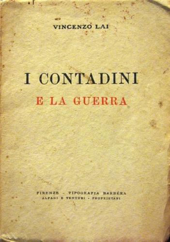 I contadini e la guerra - Vincenzo Lai - copertina