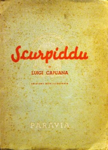 Scurpiddu - Luigi Capuana - copertina