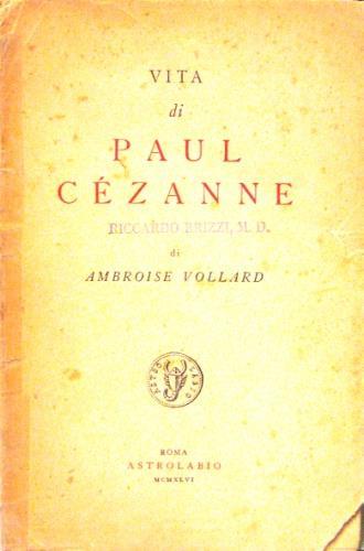 Vita di Paul Cézanne - Ambroise Vollard - copertina