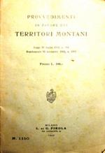 Provvedimenti in favore dei territori montani