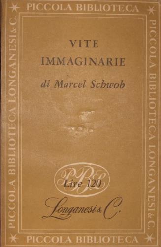 Vite immaginarie - Marcel Schwob - copertina