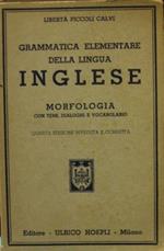 Grammatica elementare della lingua inglese