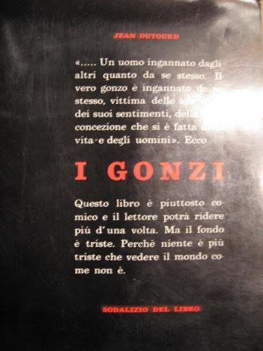 I gonzi - Jean Dutourd - copertina