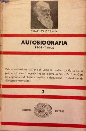 Autobiografia 1809-1882 - Charles Darwin - copertina