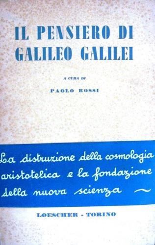 Il pensiero di Galileo Galilei - copertina