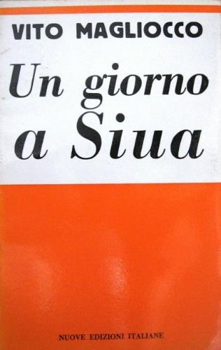 Un giorno a Siua - Vito Magliocco - copertina