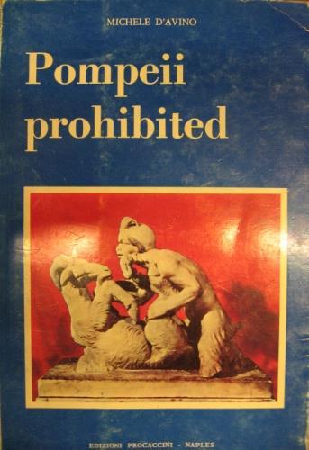 Pompeii prohibited - Michele D'Avino - copertina