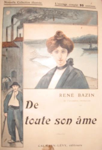 De tout son ame. UNITO A: La peur de l’amour - René Bazin,Henri de Régnier - copertina