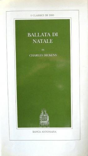 Ballata di Natale - Charles Dickens - copertina