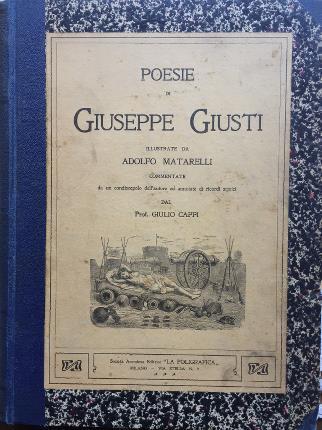 Poesie - Giuseppe Giusti - copertina