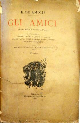 Gli amici - Edmondo De Amicis - copertina