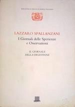 I Giornali delle Sperienze e Osservazioni. Il Giornale della Digestione