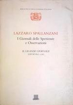 I Giornali delle Sperienze e Osservazioni. Il Grande Giornale (Opuscoli, 1776)