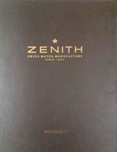 Zenith. Swiss watch manufacture since 1865. Collezione V - copertina