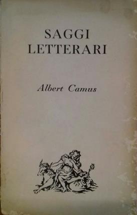Saggi letterari - Albert Camus - copertina