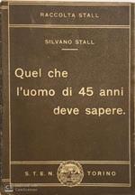 Quel che l’uomo di 45 anni deve sapere