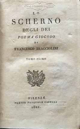 Lo scherno degli dei - Francesco Bracciolini - copertina