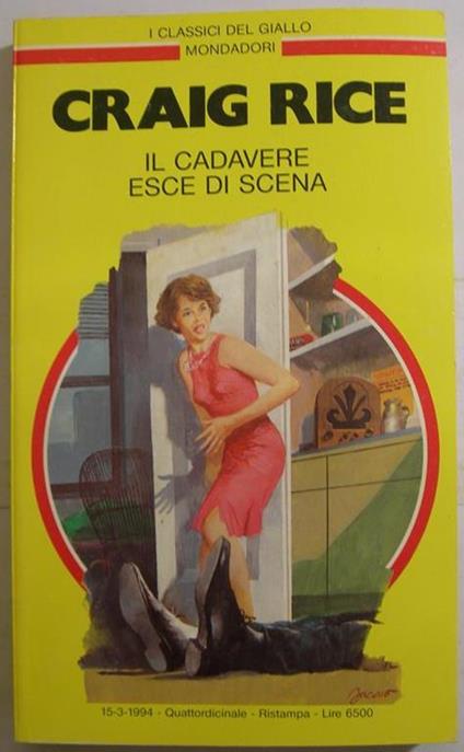 Il cadavere esce di scena - Craig Rice - copertina