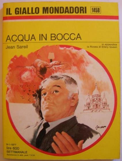 Acqua in bocca - Jean Sareil - copertina