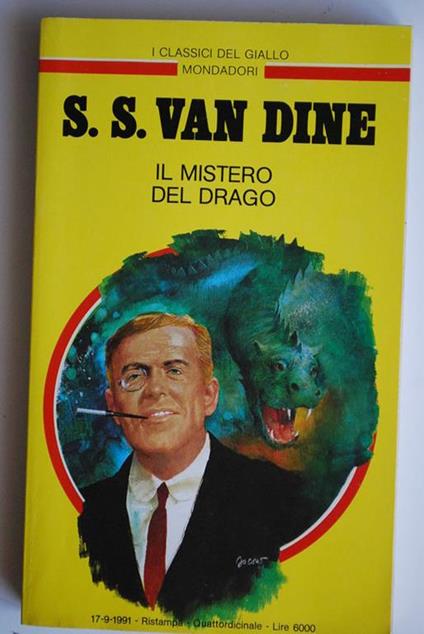 Il mistero del Drago - S. S. Van Dine - copertina