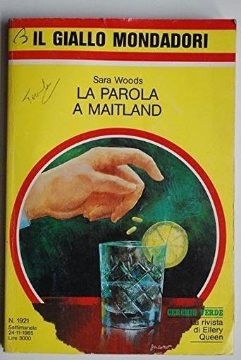 La parola a Maitland - Sara Woods - copertina