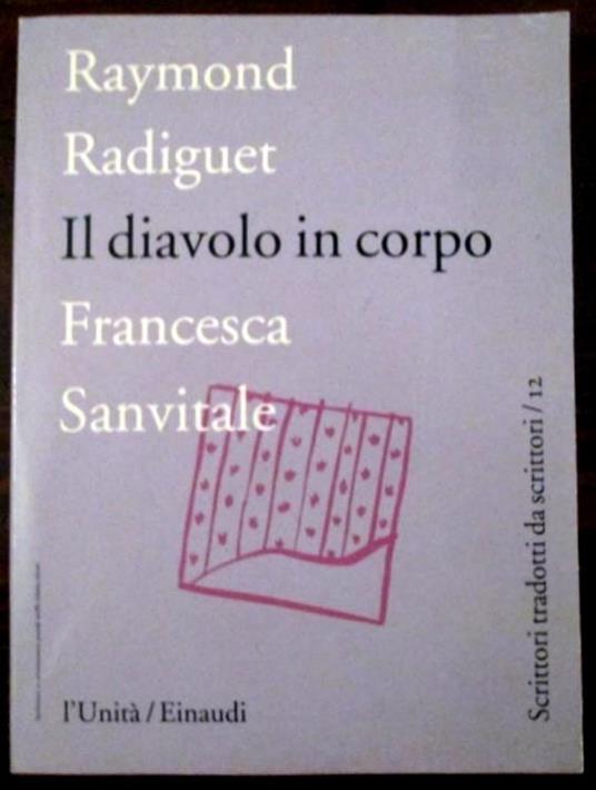 Il diavolo in corpo - Raymond Radiguet - copertina