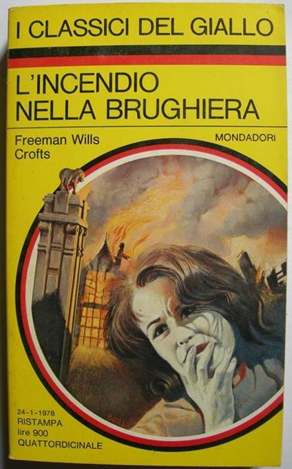 L' incendio nella brughiera - Freeman Wills Crofts - copertina