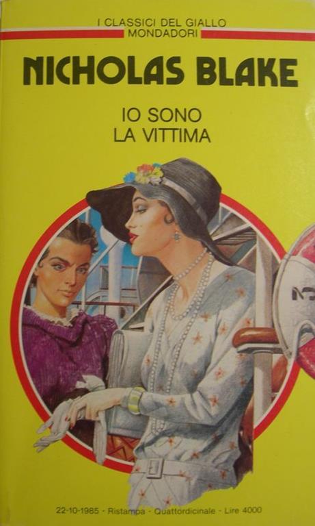 Io sono la vittima - Nicholas Blake - copertina