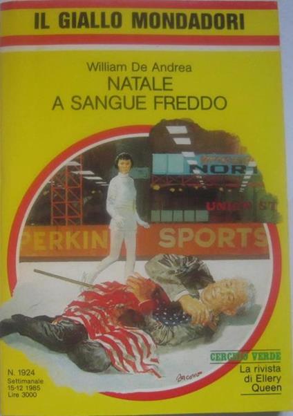 Natale a sangue freddo - William De Andrea - copertina