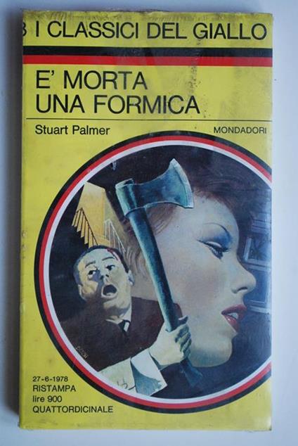 E' morta una formica - Stuart Palmer - copertina